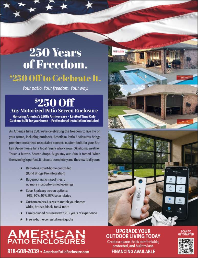 Experience the freedom of a screen enclosure from American Patio Enclosures.