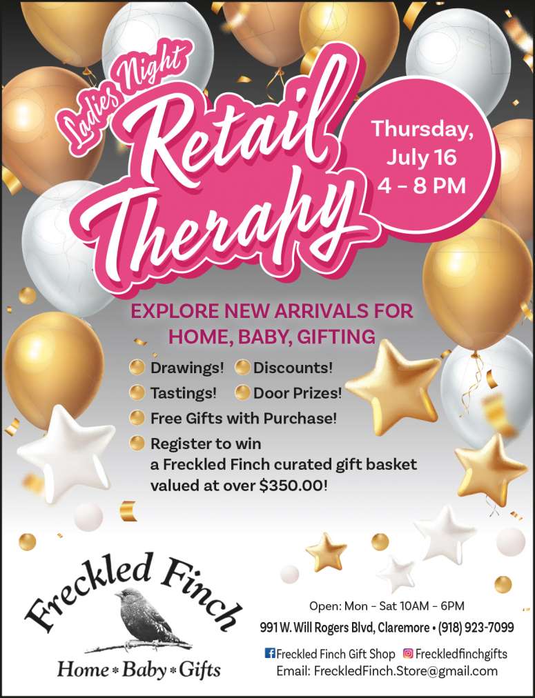 Ladies Night Retail Therapy event at Freckled Finch.