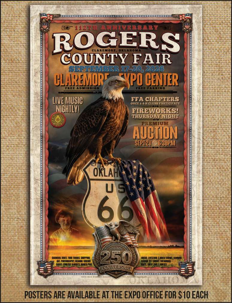 Enjoy fun for the whole family at the 112th Annual Rogers County Fair.