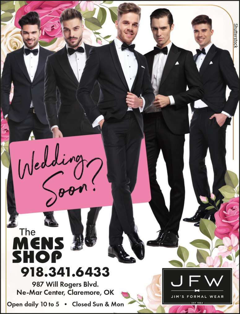 Tux and Suit Rentals at The Mens Shop