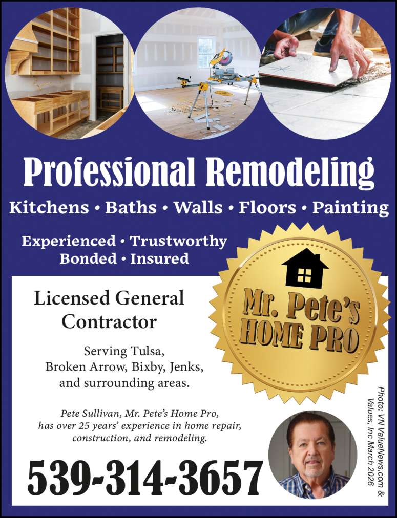 Mr. Pete's Home Pro specialized in home repair & remodeling.