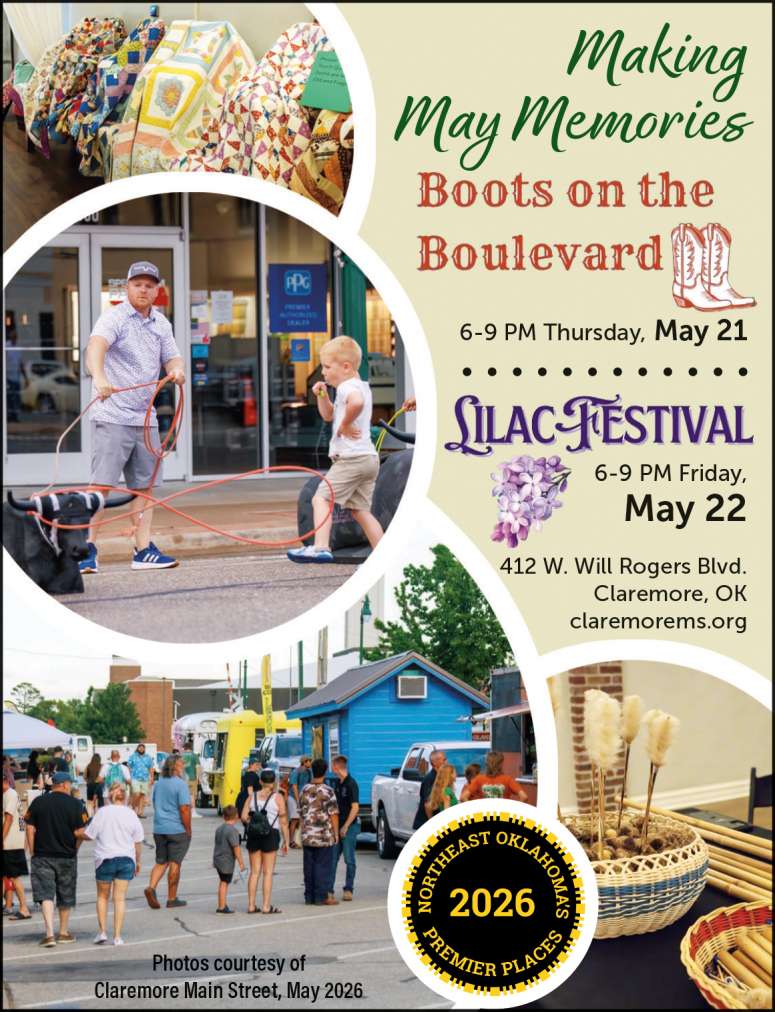Claremore Main Street May Events