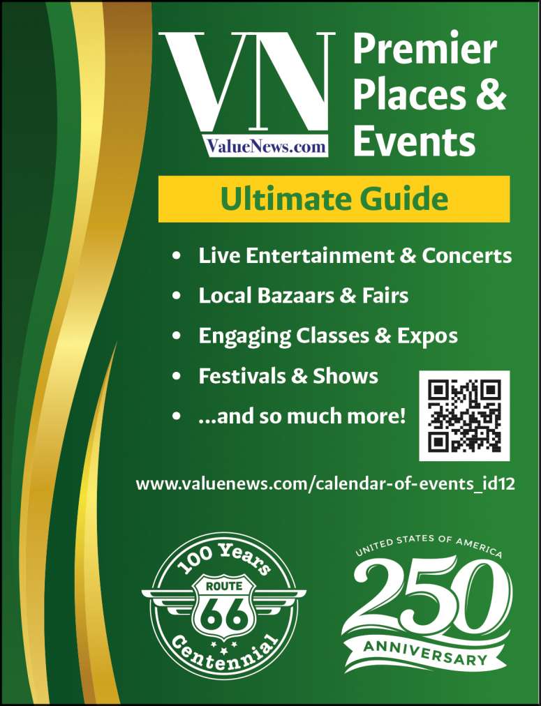Value News has the ultimate calendar of events and guide to Premier Places and Events.