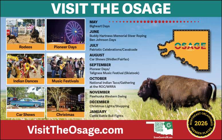 Find fun things to do in Osage County