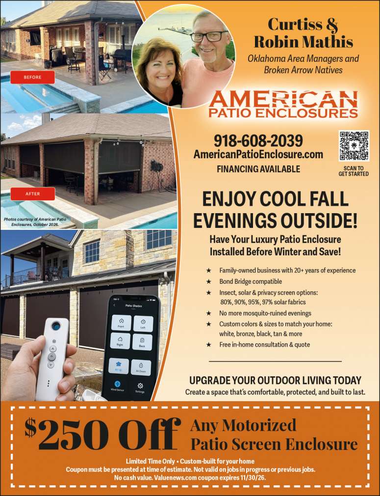 Experience the freedom of a screen enclosure from American Patio Enclosures.