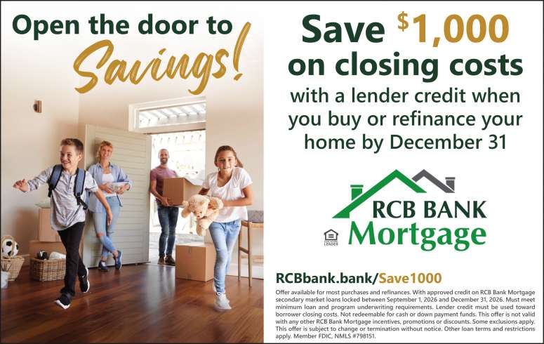 RCB Bank Closing Costs Offer