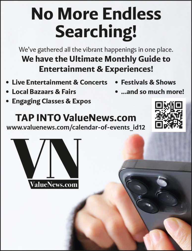 Value News has the ultimate calendar of events.