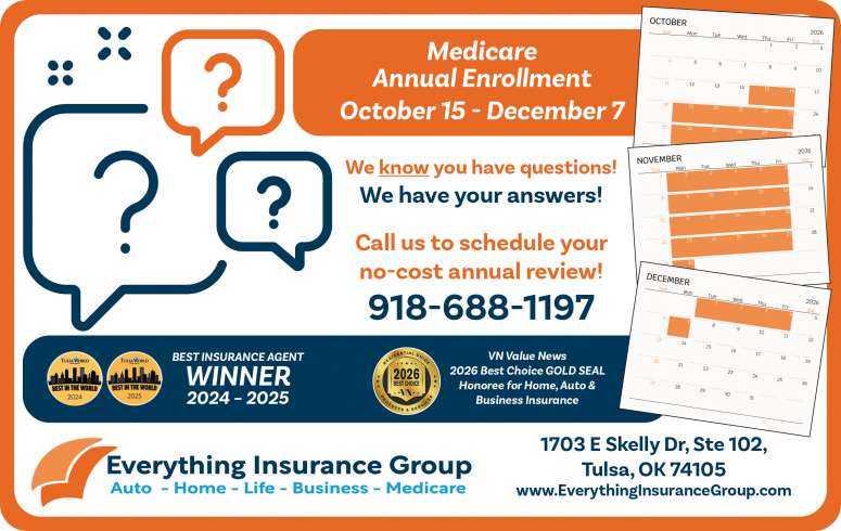 Everything Insurance has answers to Medicare questions.