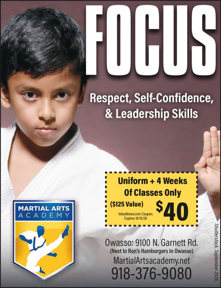 Individuals develop confidence and respect while practicing martial arts.