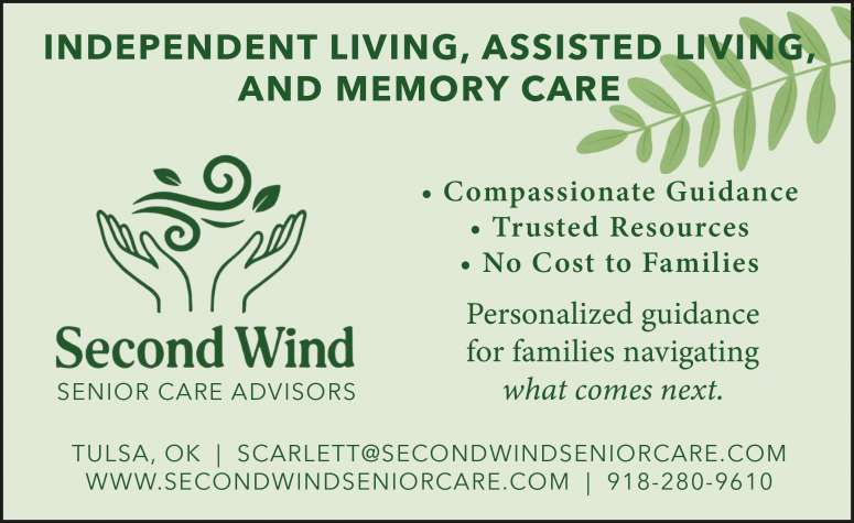 Personalized guidance from Second Wind Senior Care Advisors.