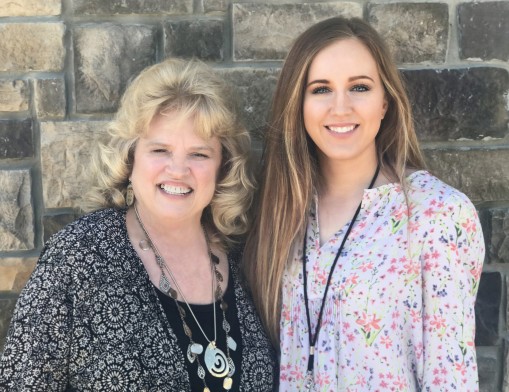 Donna Grabow, executive director and Alexandra Seifried, development specialist.