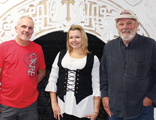 Matt, Becky, & Jeff are ready to go with the Renaissance Festival!  New experiences for all ages have been added to this year’s event and is open weekends beginning April 26, 2025 thru the end of May. Value News and Values, Inc. photos, April 2025.