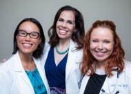 (L-R) Kyndol Ray, APRN-CNP,  Kelly Stemm, APRN-CNP & Dr. Melita Tate, M.D.