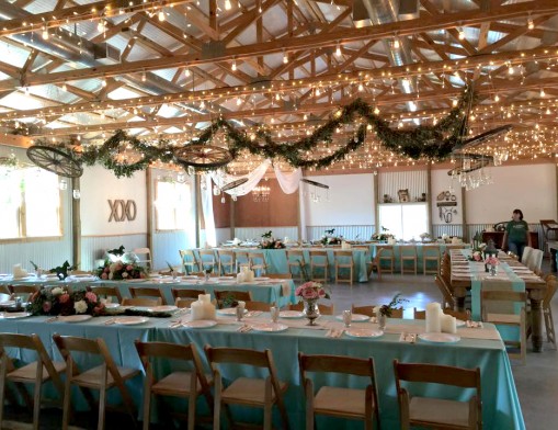 Wow your guests with a beautiful wedding at OK40 Ranch, which includes a new Reception Hall seating up to 275 guests.