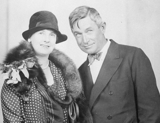 Betty Blake Rogers and Will Rogers