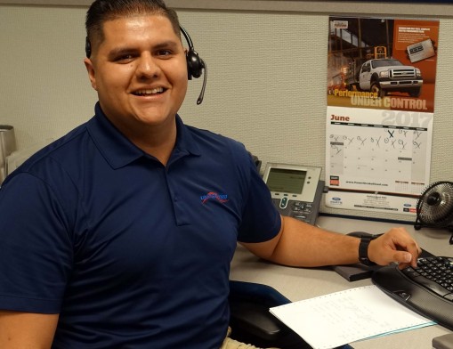 Milton Villanueva, Wholesale Parts Salesman for United Ford, speaks fluent English and Spanish and enthusiastically assists customers with vehicle parts information and needs.