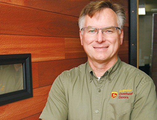 Todd Wilhoite, owner of Superior Overhead Doors.  VN Value News Magazine & Values, Inc. photo, December 2025.