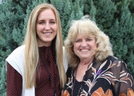 Safenet Services Development Specialist Alexandra Seifried (left) and Executive Director Donna Grabow.