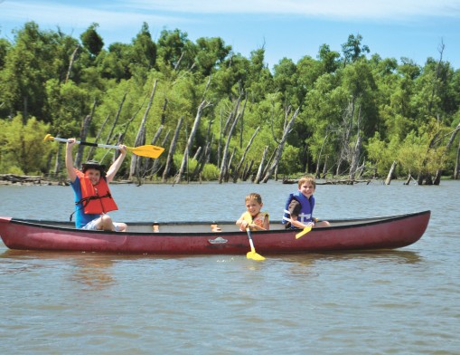 Camp Courage USA gets children away from the digital and focuses on hiking, archery, fishing, swimming and more.