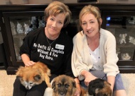 Pet Sitting Services of Tulsa co-owner Krista Keesling (left) said “the dogs always come first” with regards to her business. Keesling’s business partner is Jill Pratt (right), who handles much of the company’s marketing.