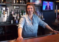 General Manager Christina Baker serves up a wide range of craft and local beers.