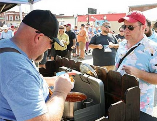 Festival goers can sample the winning chili by purchasing a tasting kit.