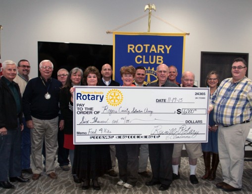 Left to right: Club Members Richard Mosier, Ron Burrows, Roger Fleming, Rick Elliott, Clarice Doyle, Roger Evens, Jacob Krumweide, Steve Gragert, Jeanne Heidlage and Ron McVicar.