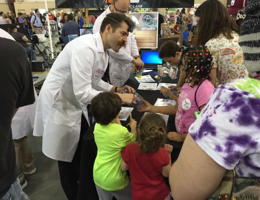 The Maker Faire's hands-on exhibits give attendees a true maker experience.