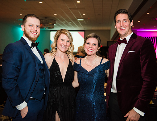 Left to Right: Dr. Malaki Bolton, Kaite Bolton, Shawna Stephens, Jason Stephens.