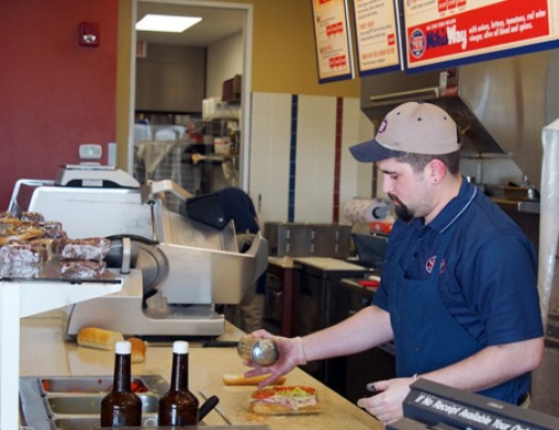 Stop by Jersey Mike’s today for a delicous sub sandwich like this one, expertly made by Dakota Cotten.
Photo by Aeron Traylor.