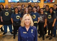 Bixby\'s Buffalo Wild Wings GM Candi Murillo and the most fun crew on the planet! Values Inc. & Value News Magazine photo, 2023.