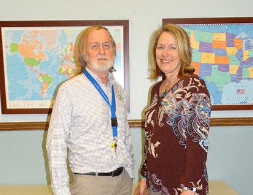 (L to R) John Killebrew, U-Turn Academy Director and Mendy Stone, Volunteers for Youth Community Liaison.