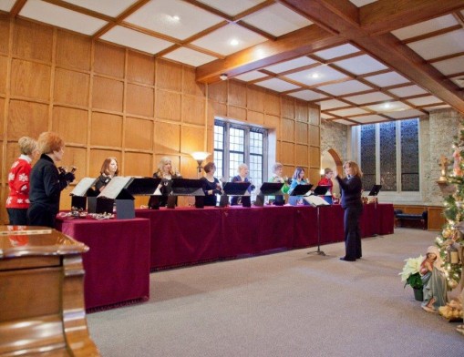 Photo courtesy of First United Methodist Church
This year, the First United Methodist Church handbell choir performance will be December 3 at 4 p.m.