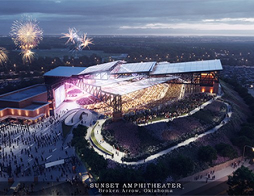 Sunset Amphitheater. Photos courtesy of City of Broken Arrow.