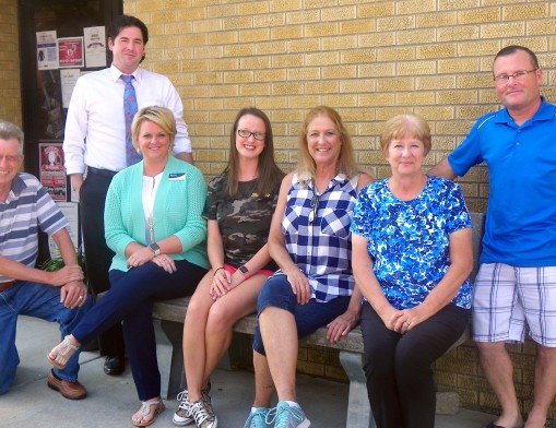 The 1st Annual Sporting Clay Shoot is presented by the Claremore Area Chamber of Commerce.  Committee Members include (left to Right): Bill Lowe, Jeff Howell, Julie Simmons, Abby Lowe, Donna Lowe, Dell Davis & Brian Callender.