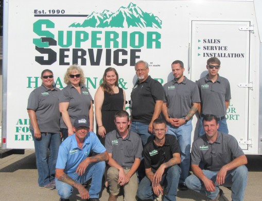 The team at Superior Service enjoys helping their friends and community through quality work and service.