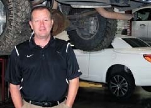 Jarrett Rector, new service manager for South Pointe Chrysler Jeep Dodge.