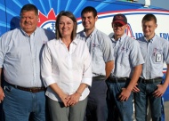 Family owned and operated, the staff of Aire Serv includes owners Randy and Debi Raper and their three sons, Jordan, Colton and Ethan.