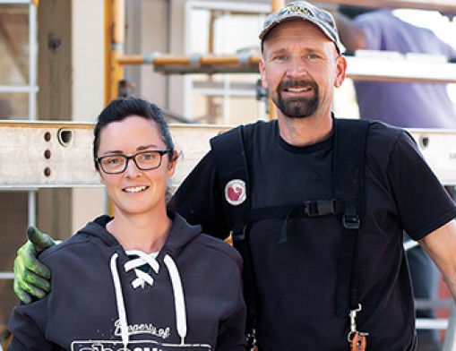 Leanna and Ed Yoder, are local owners of ABC Seamless N.E. Oklahoma.
VN Value News Magazine & Values Inc. photo, December 2025.