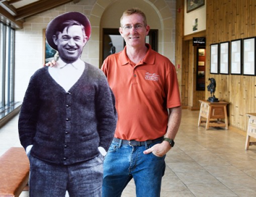 Like Will Rogers, Will Rogers Museum Director Tad Jones “Never 
Met a Man He Didn’t Like.”