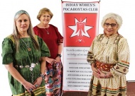 Indian Women’s Pocahontas Club Officers (L-R) are Secretary Linda Coleman, Vice President Monta Ewing, President Celeste Tillery