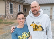 ABC Seamless owners Leanna and Ed Yoder.
