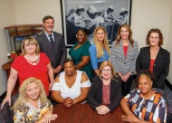 The friendly staff at First Call Medical.   Back Row L to R: Teresa Bennett, Mark Penny, Almetra Bailey, Tara Ellis, Susan McKemy, Brenda Wilson.
Front Row L to R: Lisa Harger, Tammy Lurks, Jennifer Tyrl, Wanda McKinney. VN Value News Magazine & Values, Inc. photos, October 2025.