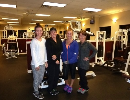 Just a few of the friendly faces at Fit For Her include (L to R): Stephanie Webb, staff member; Laura Myers, personal trainer and instructor; Tara Hill, personal trainer; and Adana Gittelman, owner, personal trainer and instructor.