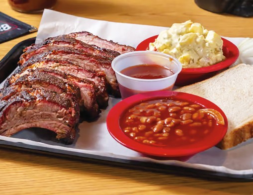 Photo courtesy of Billy Rays Catfish & BBQ Co. in Broken Arrow, July 2026.