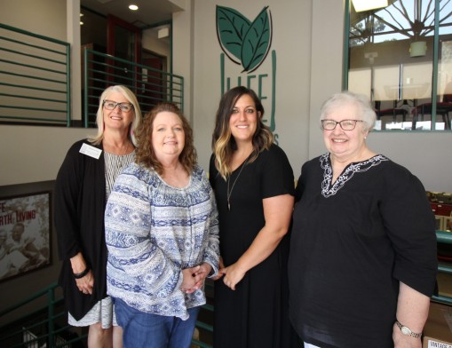 The MAP (Medicare Assistance Program) team. From left to right, Roxanne King, Kathy Jones, Channing Rutherford and Mary Paluso.