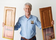 Tracy Booth’s experience produces time and 
money-saving results when refinishing woodwork. Value News & Values Inc. photo, August 2025.