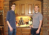 Phillip and Jonathan enjoy making cabinetry look-like new again.