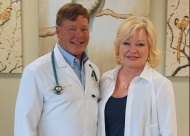 Dr. James Campbell and owner, Malissa Spacek.
