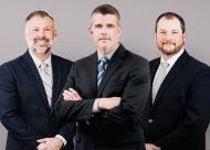 Senior Vice President Nick Wofford, Senior Vice President Brian Ferrell, Vice President and Senior Mortgage Officer James Dugger.
Photo courtesy of AVB Bank, July 2026.